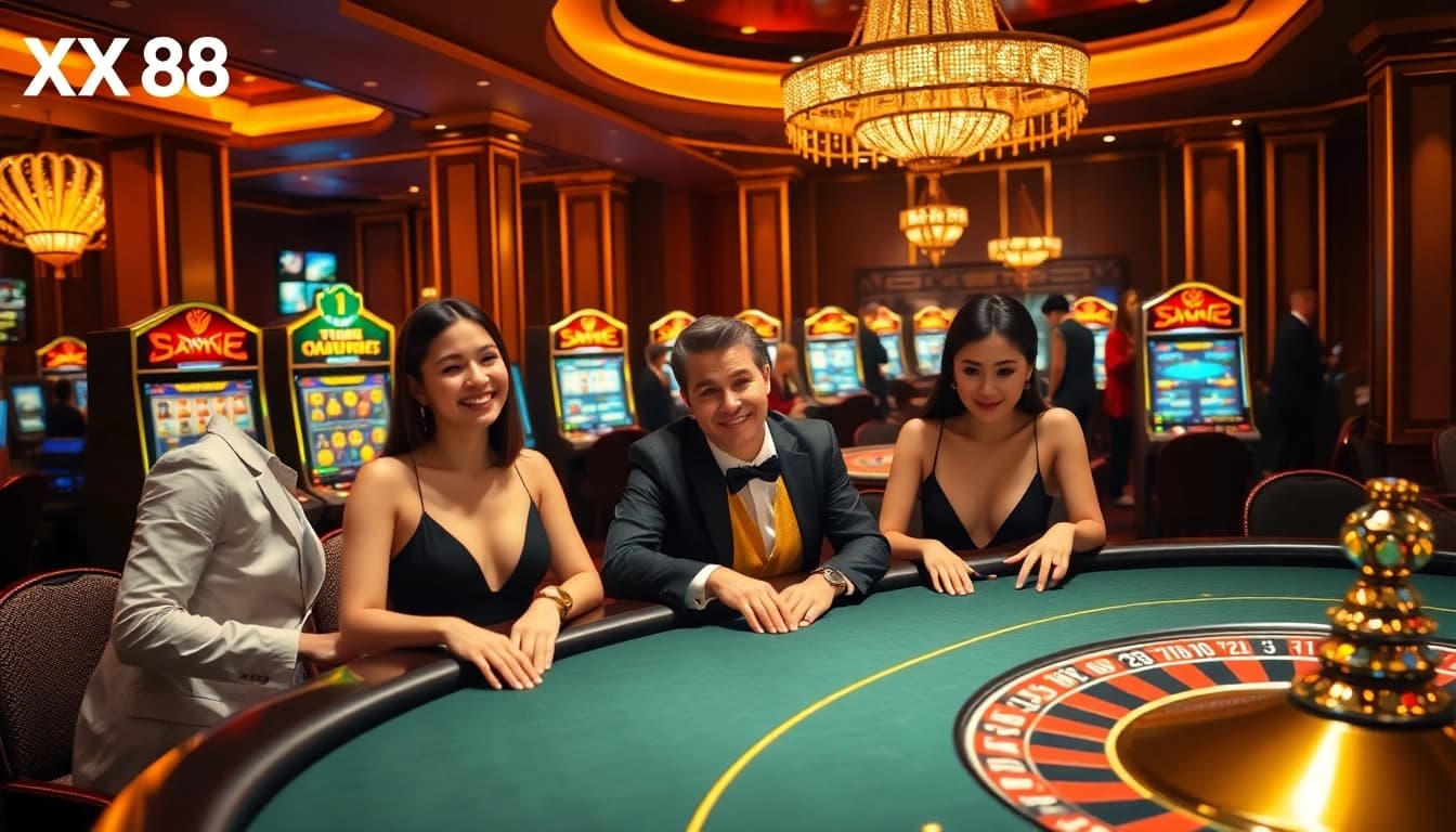 Experience thrilling casino games at https://xx88.promo/ with high stakes poker and lively slot machines.
