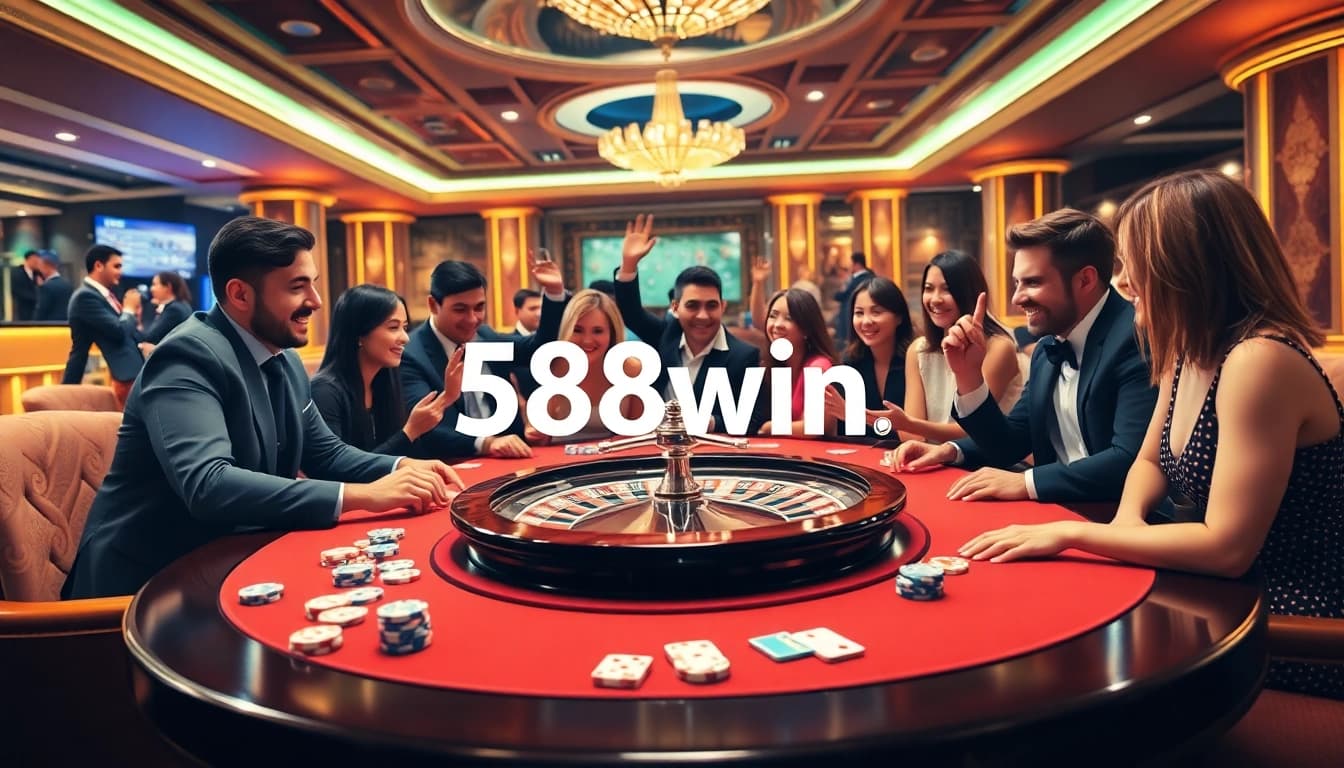 Experience the excitement of gambling at https://58win.watch/ with vibrant games and players at the table.