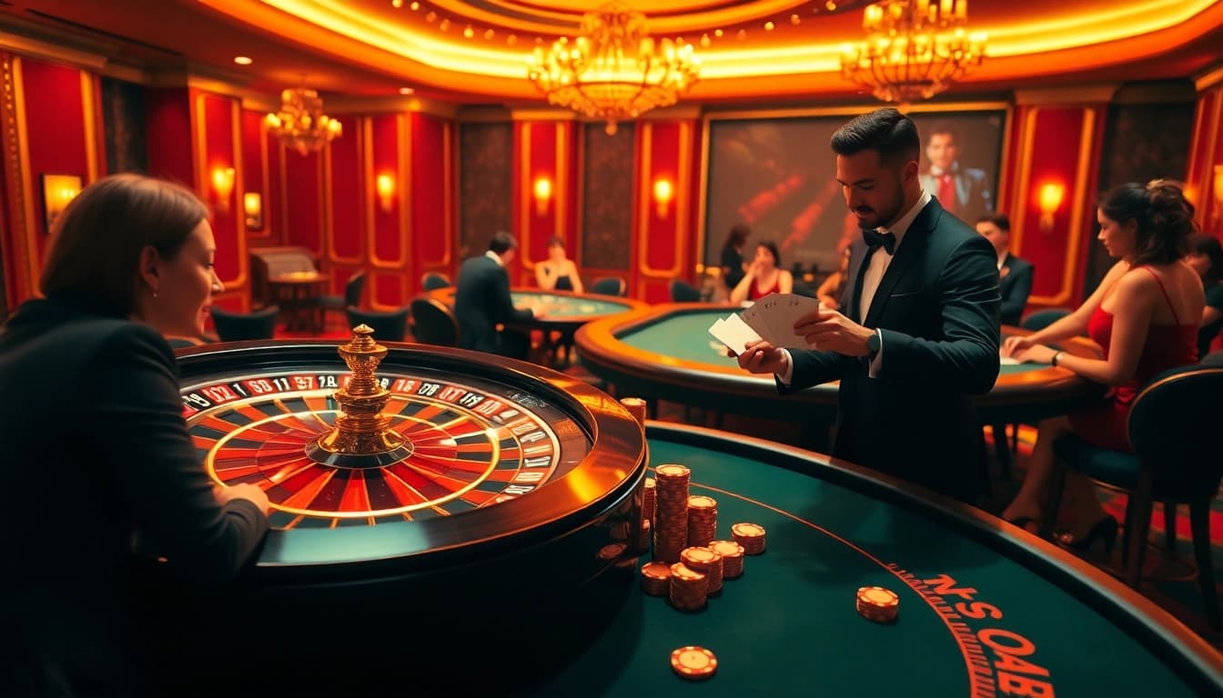 Engage in thrilling betting at ALO 789 with vibrant casino settings and dynamic gameplay.