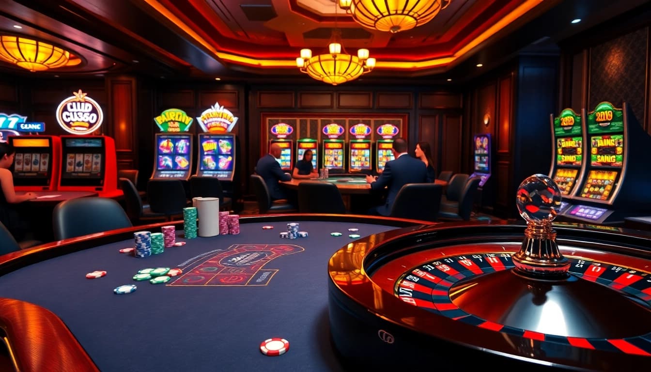 Experience a thrilling game at Link OK8386's vibrant casino with exciting slots and poker.