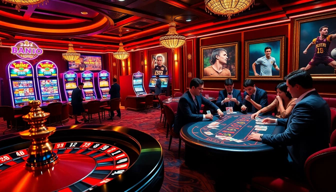 Experience thrilling gambling excitement at https://kjc.football/ with vibrant casino scenes.
