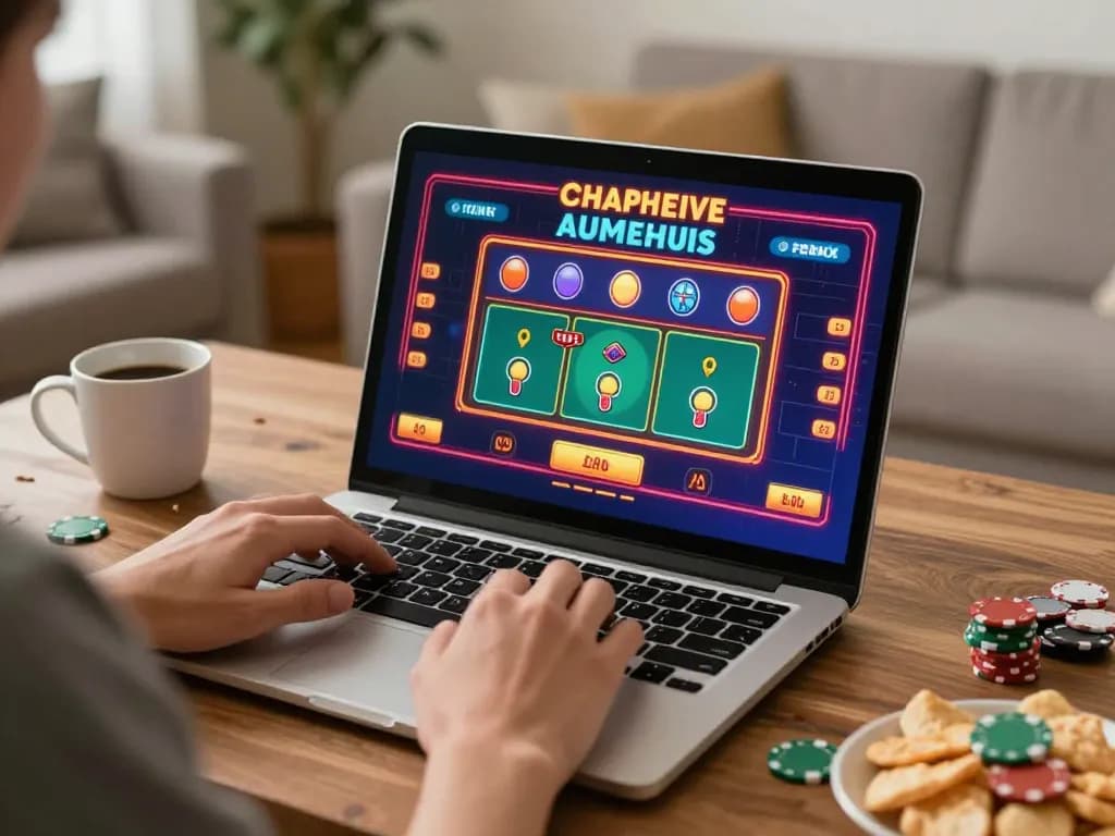 Betting strategy with 789win on a laptop during an engaging online casino session