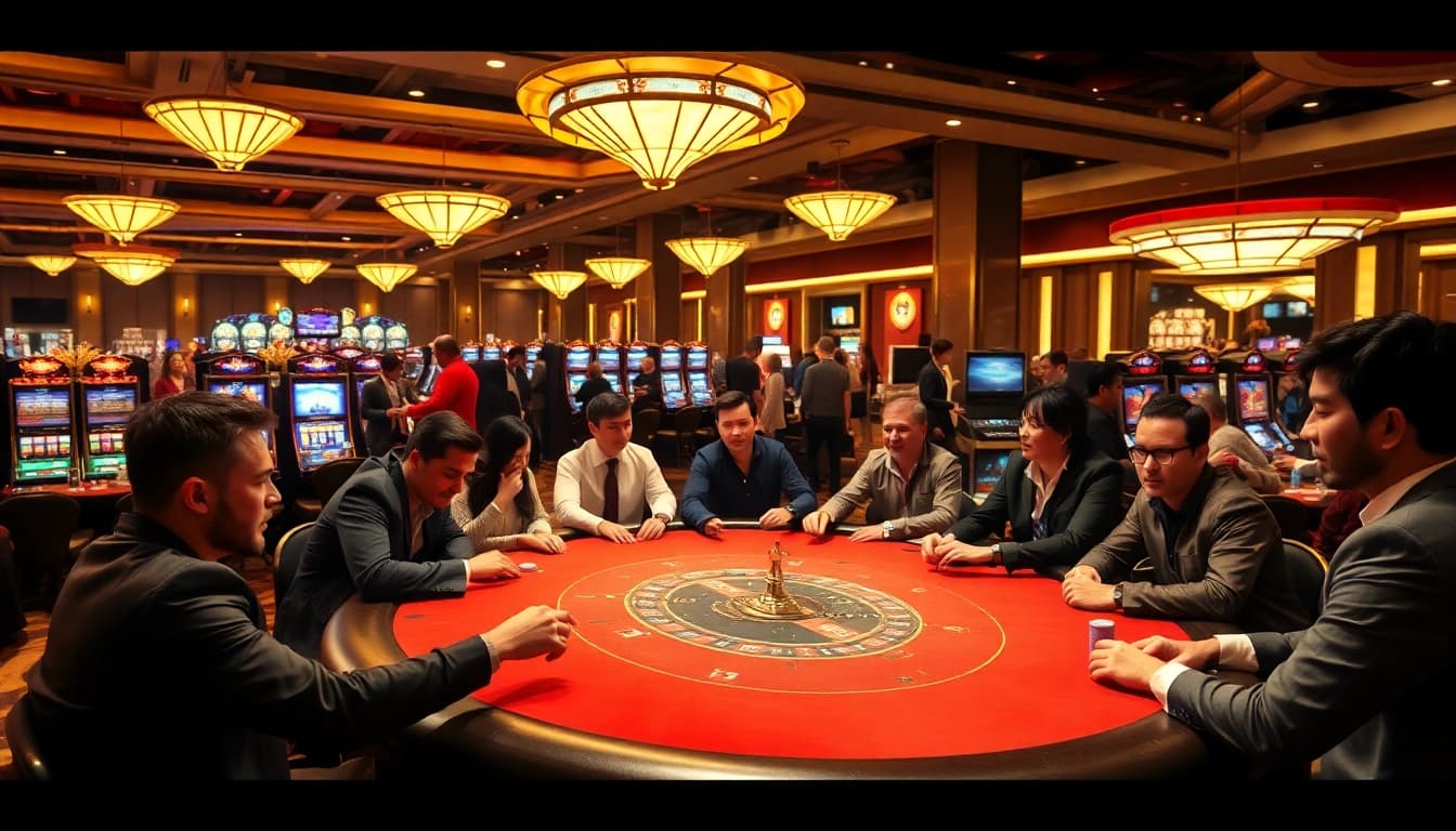 Experience the thrill of gambling with vaoluoi tv on a vibrant casino floor filled with action.