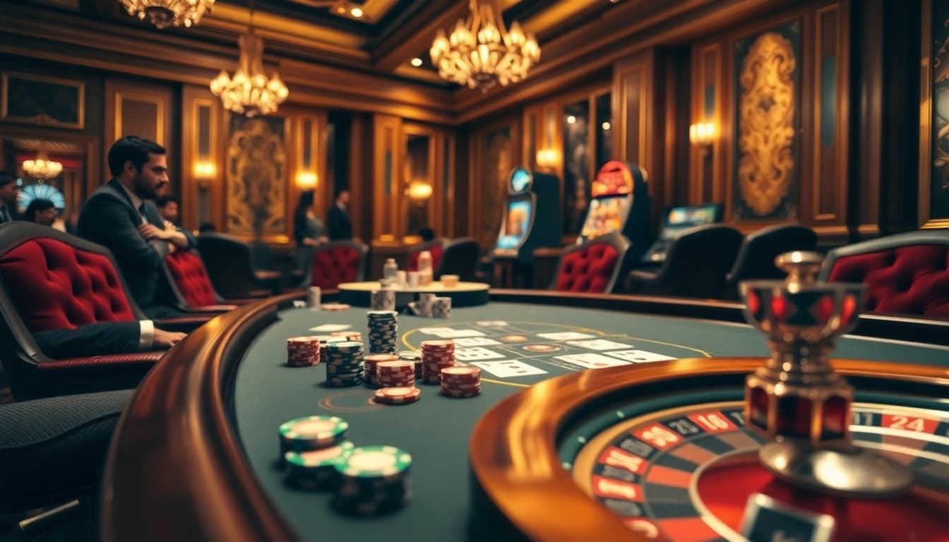 Gamble strategically at https://hu88.za.com/ with a luxurious casino poker table and thrilling gameplay.