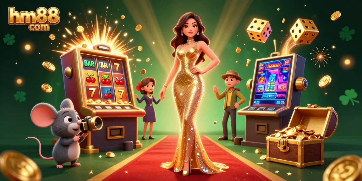 Spin the reels at hm88 com, experience vibrant slot action with dazzling visuals and dynamic characters.