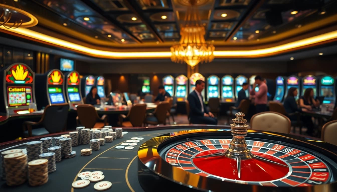 Experience thrilling gameplay at https://lucky88da.com/ with vibrant slot machines and a lively casino atmosphere.