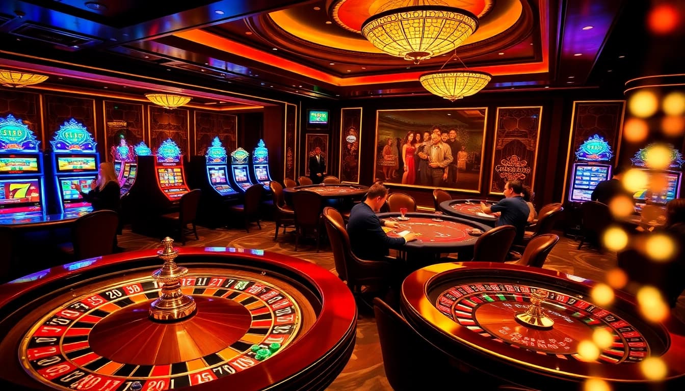 Experience the excitement of gaming at https://ck444s.net/ with lively casino tables and vibrant slot machines.