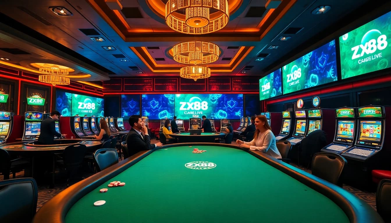 Experience the excitement of online gambling at https://zx88.live/ with vibrant casino visuals and engaging gameplay.
