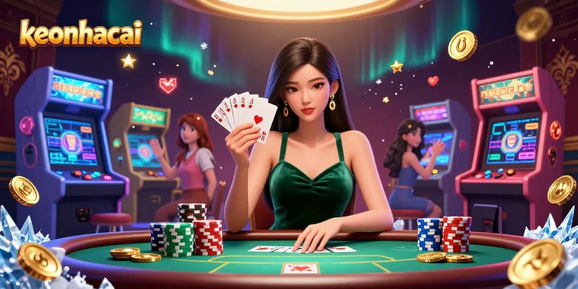 Engage in high-stakes poker with keonhacai's expert strategies and vibrant atmosphere.