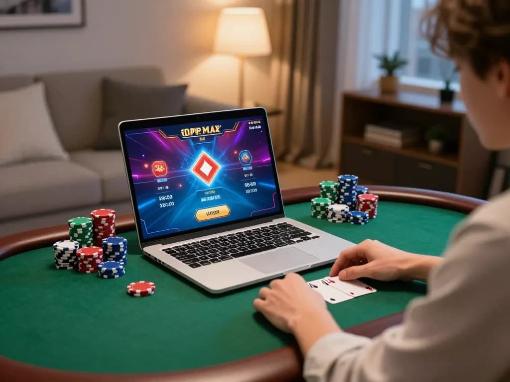 Engaging in online poker gameplay at luck8. com, showcasing dynamic betting strategies.
