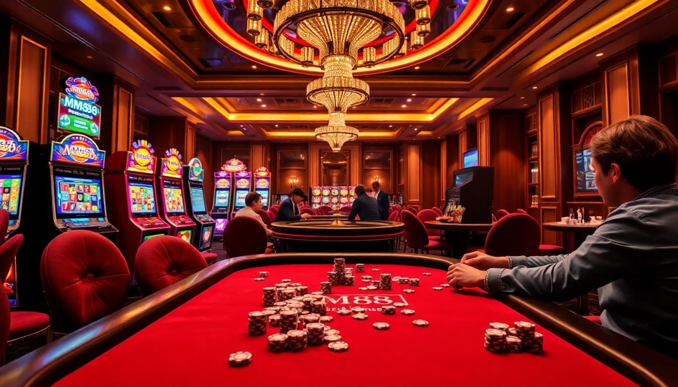 Experience authentic casino action at https://mm88.moe/ with dynamic poker gameplay and vibrant slot machines.