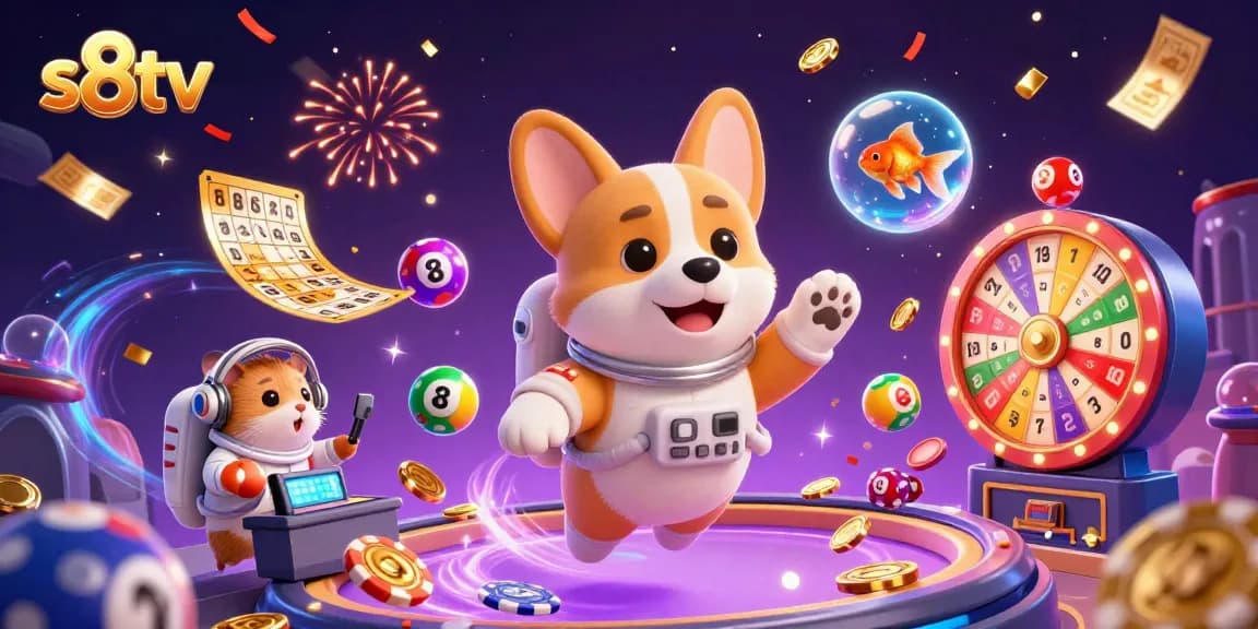 s8tv elevates online gaming experiences with immersive casino visuals featuring dynamic lottery elements.