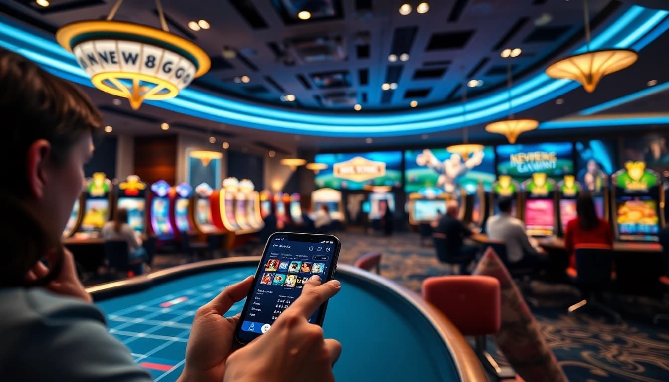 Exciting online betting experience with new88go.com, showcasing modern casino elements and user engagement.