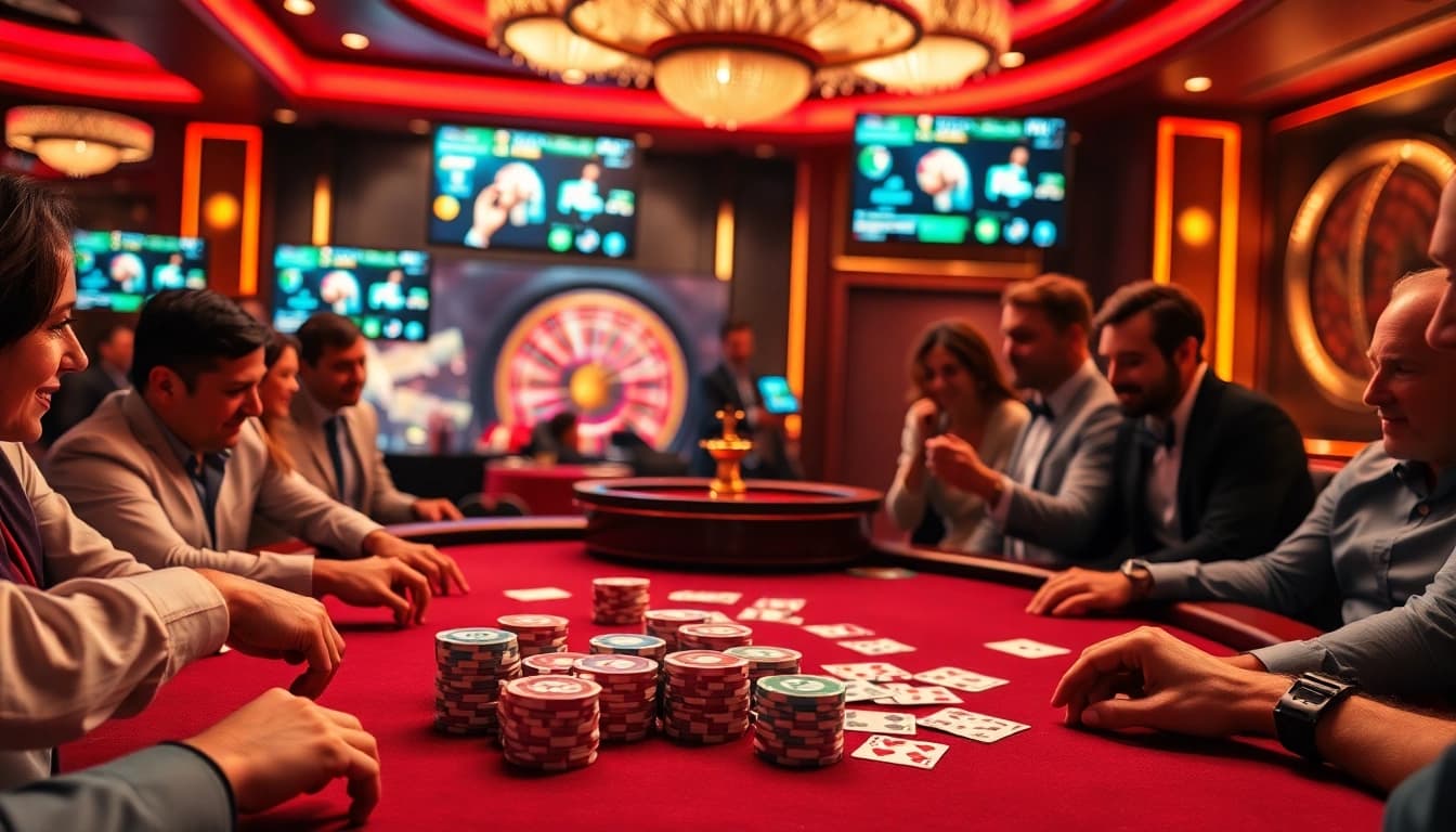 Experience the excitement of 7M gambling with a high-stakes poker scene and engaging players.