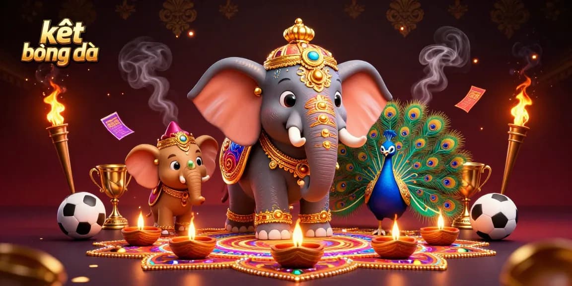 Experience kết quả bóng đá in a vibrant sports betting scene with detailed 3D characters!