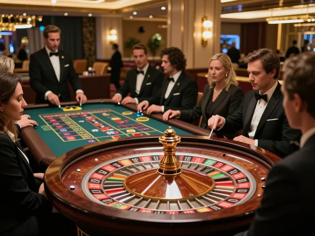 Experience thrilling roulette gameplay at CO 88's upscale casino atmosphere.