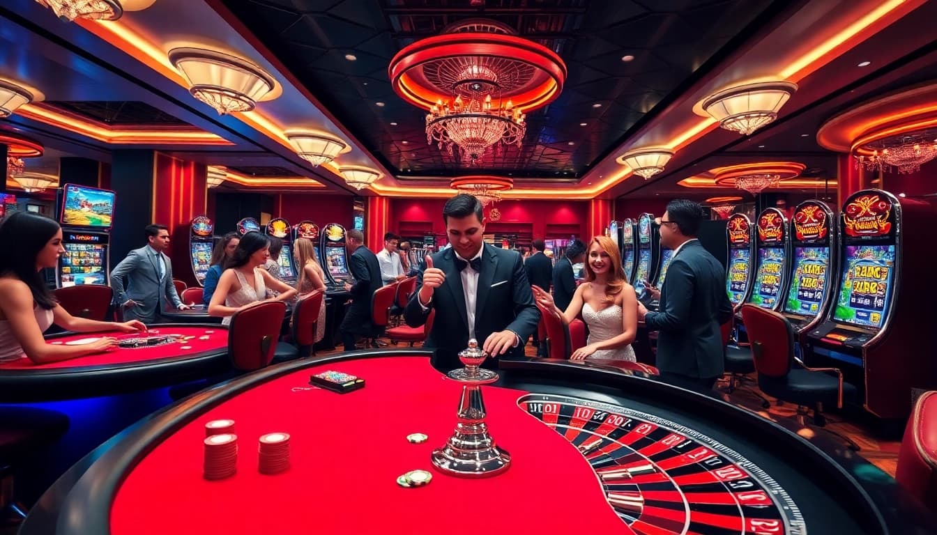 Experience thrilling games at vu88 com with vibrant casino elements and engaging players.