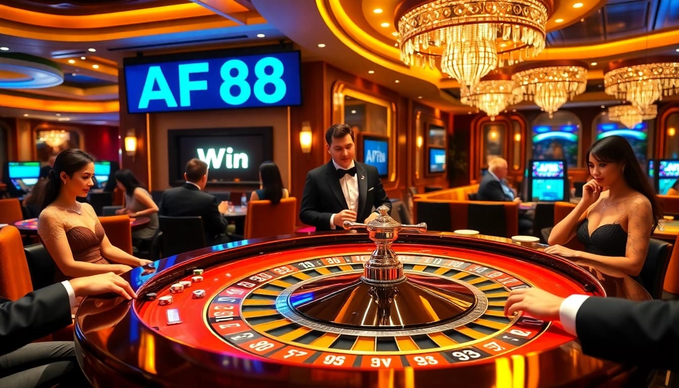 Winning moments at AF88 win with players enjoying a thrilling casino experience.