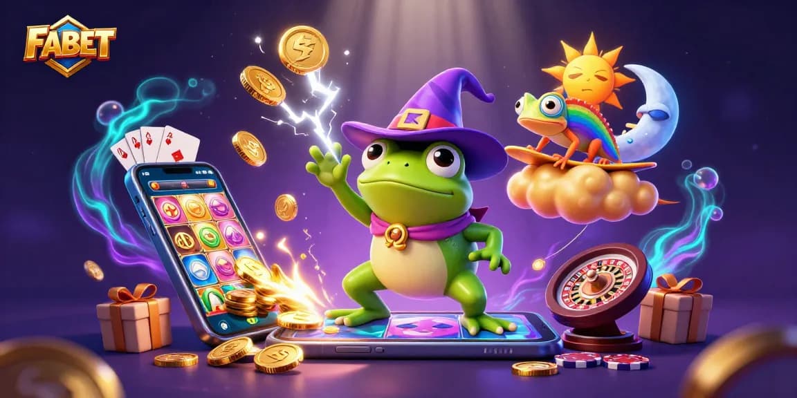 FABET transforms gameplay with a storm of coins in an engaging digital casino scene.