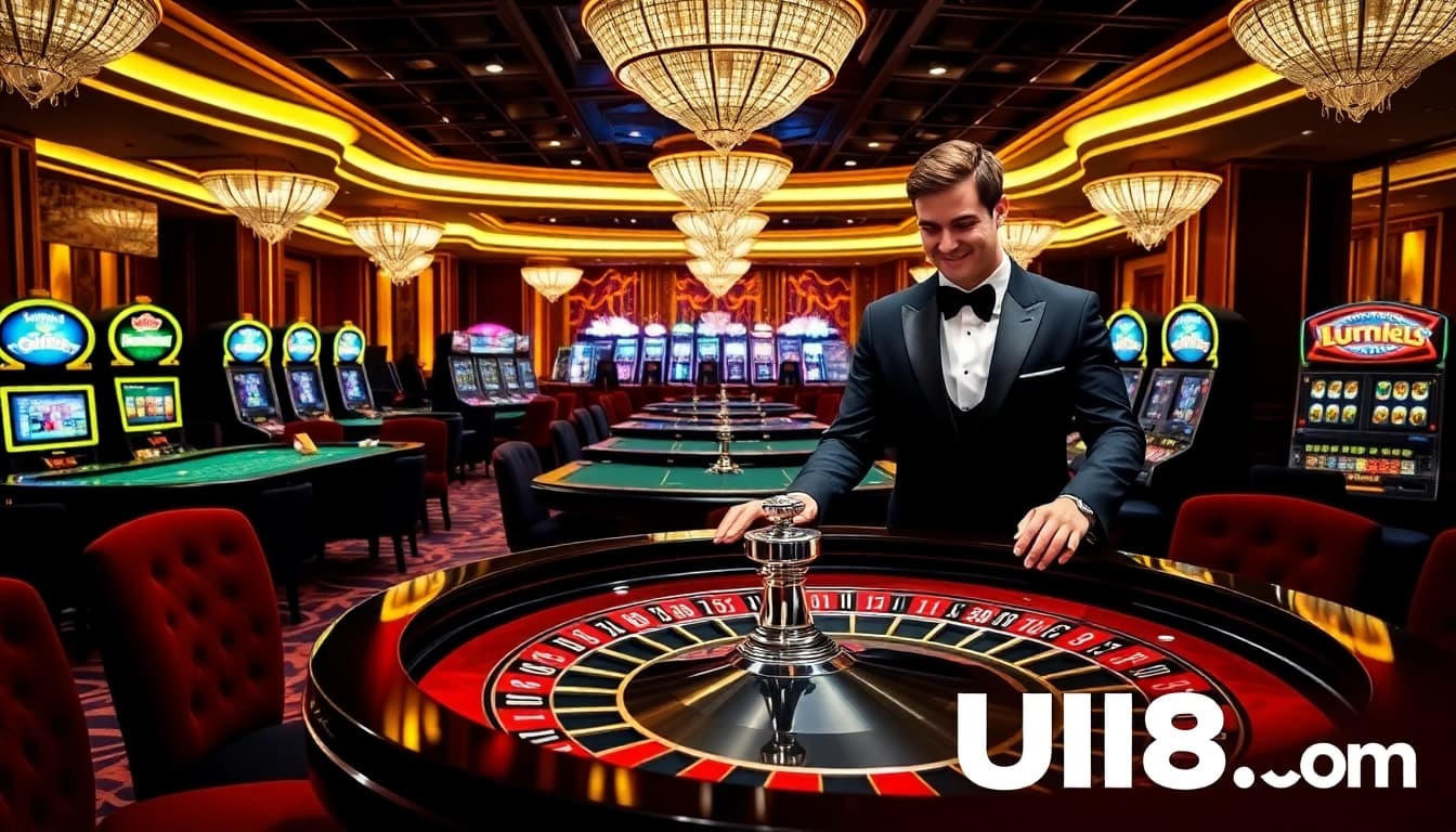 Experience the thrill of betting at UU88.com with vibrant casino tables and exciting gameplay.