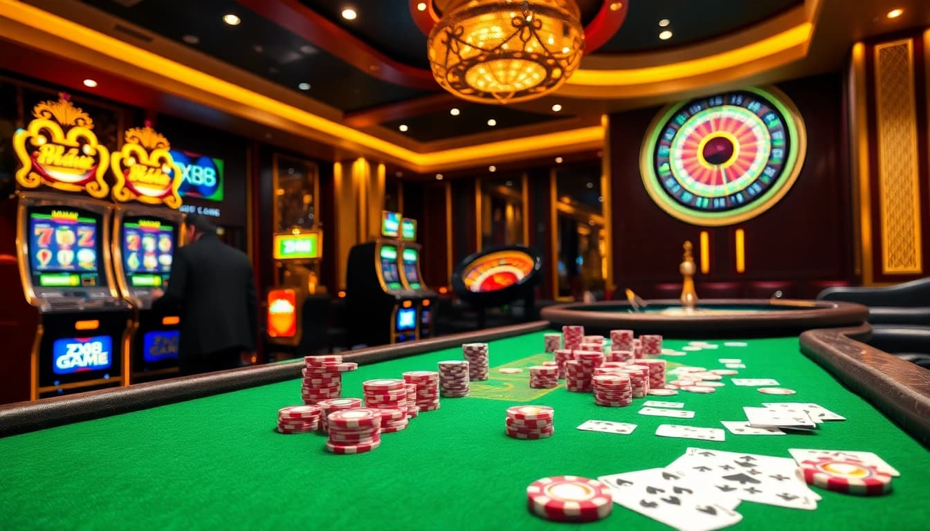 Experience the thrill of ZX88 GAME with vibrant slots and poker action.