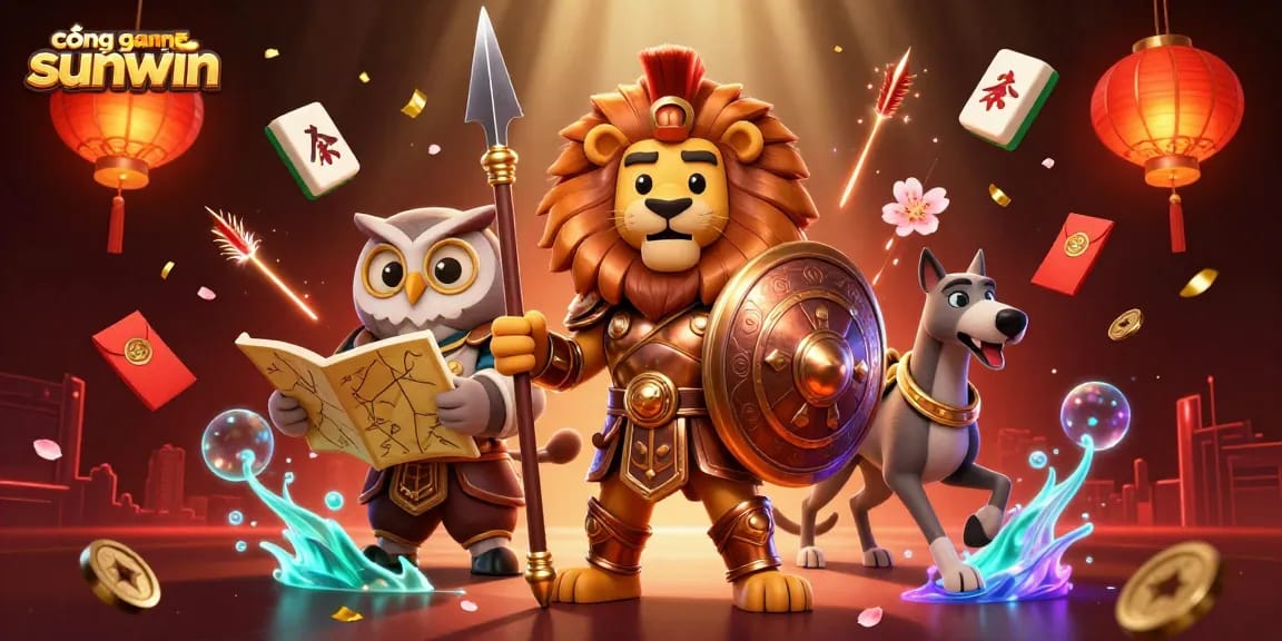 Engage with cổng game sunwin through an epic 3D casino world filled with vibrant gaming elements and heroic characters.