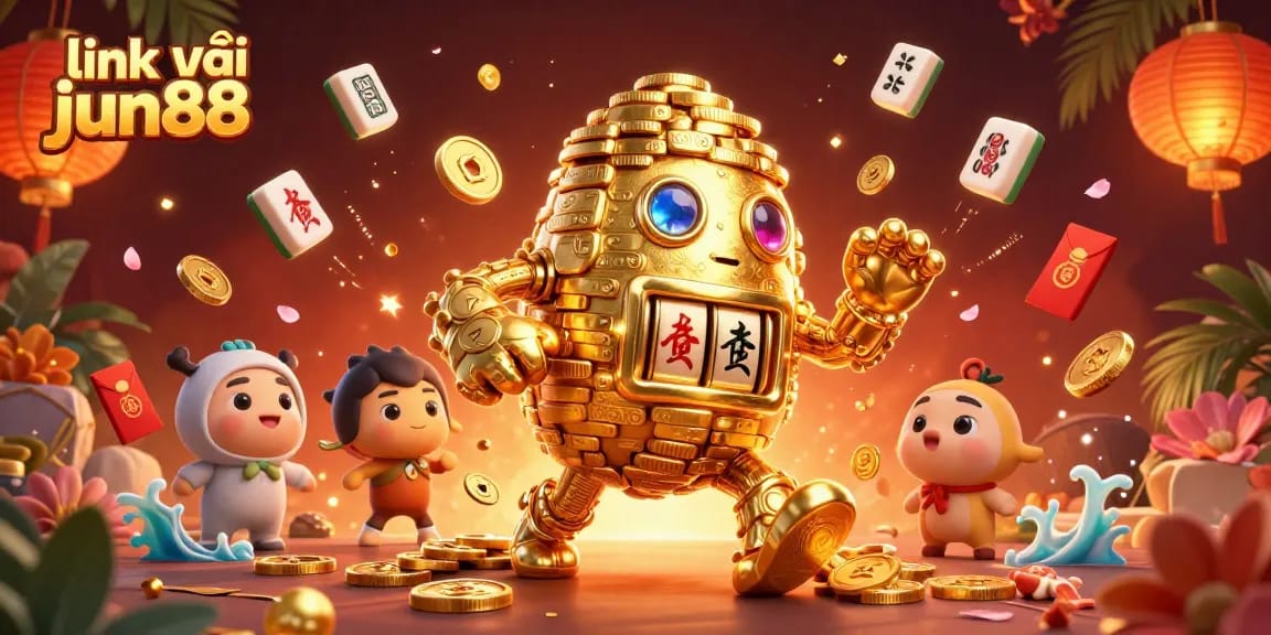 Experience thrilling gaming with link vào jun88 showcased in this vibrant, energetic casino scene.