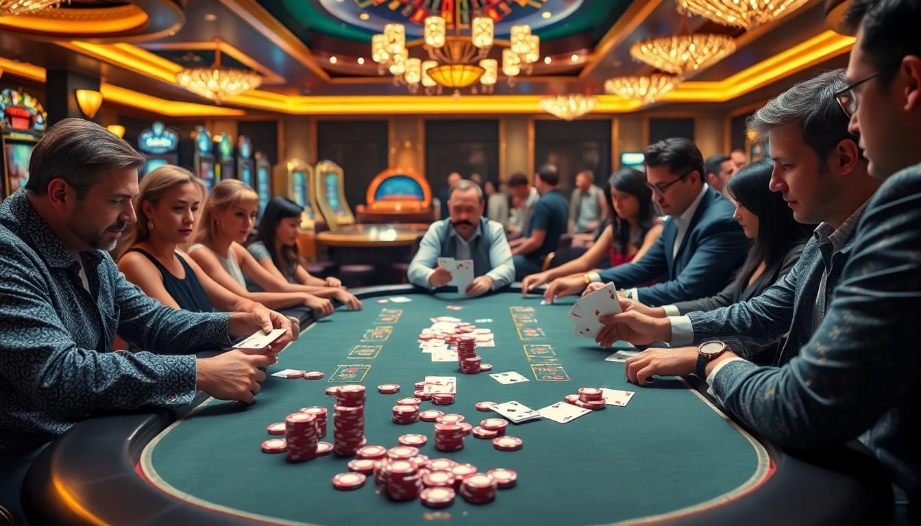 Experience high-stakes gaming excitement at 678VIP casino with lively poker action.