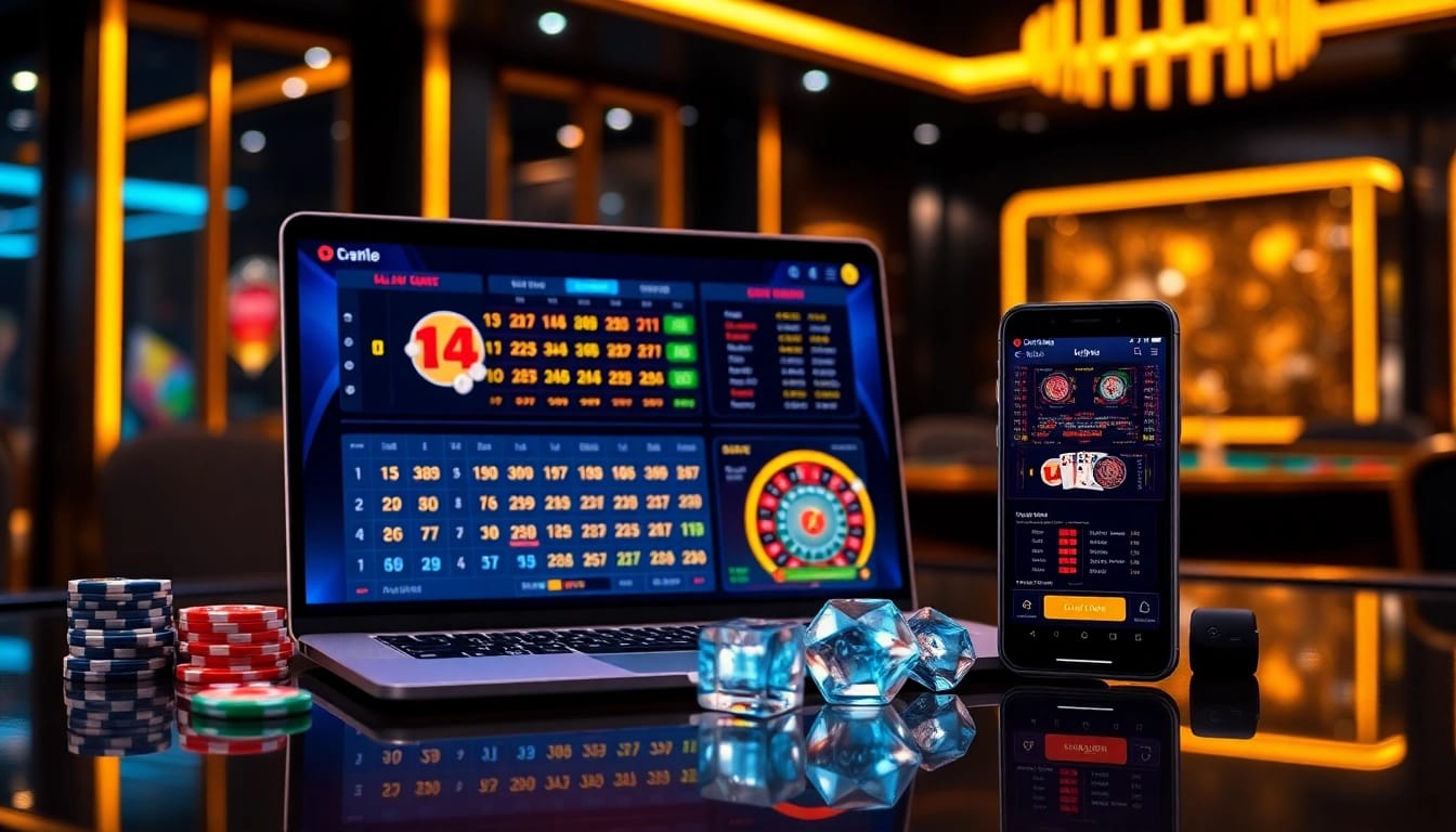 Engaging lô đề trực tuyến interface showing fast betting action with chips and digital results