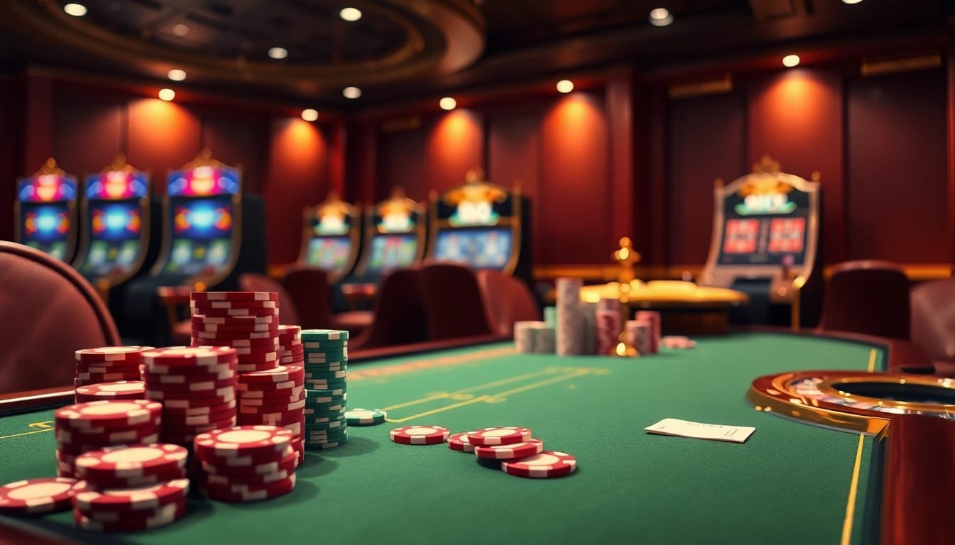 Experience the thrill of online gambling at https://xx88.day/ with vibrant casino tables and slot machines.