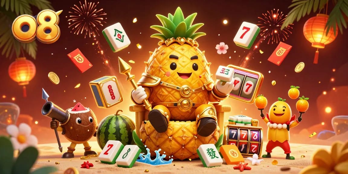 Play and win at the lively O8 casino with rich 3D characters and vibrant elements!