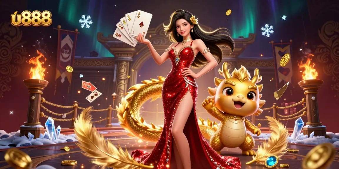 Experience thrilling gameplay at u888 with vibrant casino elements and enchanting characters.