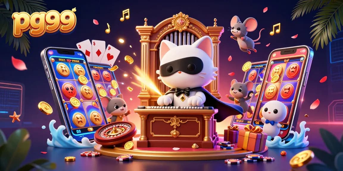 Experience thrilling gameplay with pg99 at a vibrant casino scene featuring dynamic gaming elements.