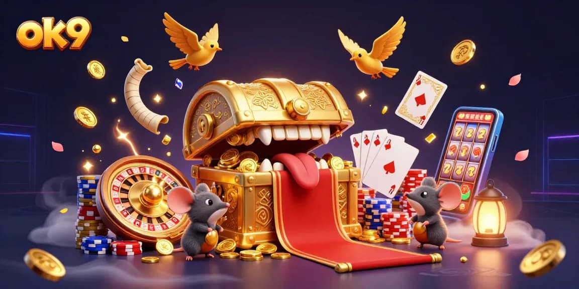 Engage in thrilling wins at ok9 with vibrant casino characters and dynamic gaming elements.