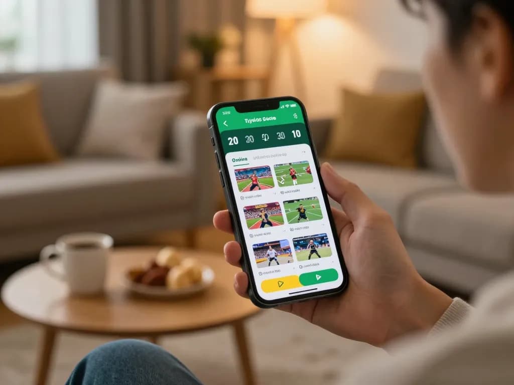 Engaging interface of tỷ lệ kèo nhà cái hôm nay displayed on a smartphone during a home betting session