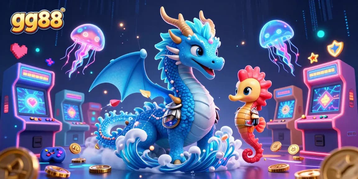 Experience the thrill of winning with gg88 in a vibrant 3D digital casino filled with exciting game elements.