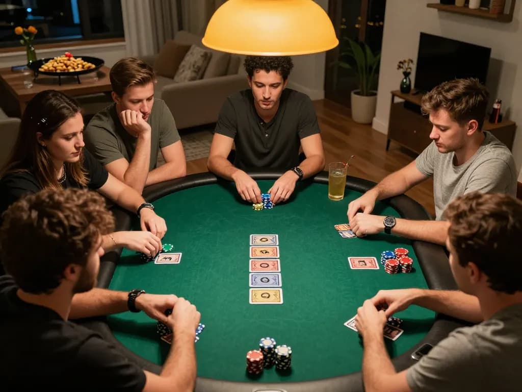 Engage in thrilling poker gameplay at home with friends using the abc8go platform for strategic fun.