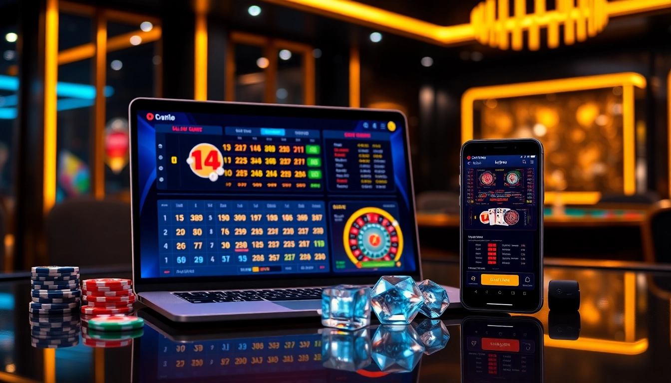 Engaging lô đề trực tuyến interface showing fast betting action with chips and digital results