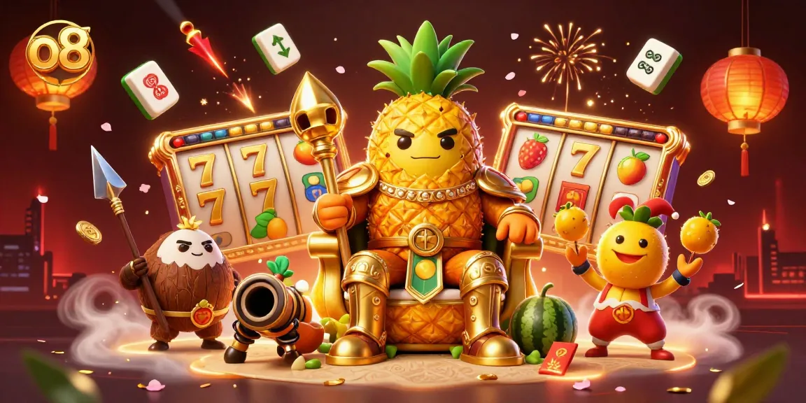Experience winning fun at o8 with a vibrant casino-themed illustration featuring characters engaging in gaming activities.