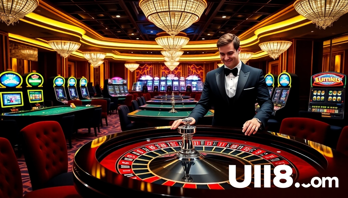 Experience the thrill of betting at UU88.com with vibrant casino tables and exciting gameplay.