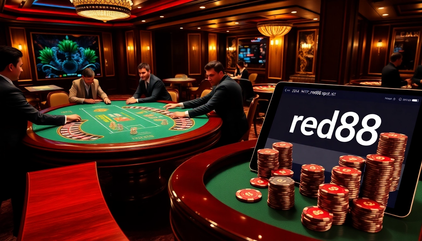 Experience the thrill of gambling at https://red88.spot/ with vibrant tables and intense gameplay.