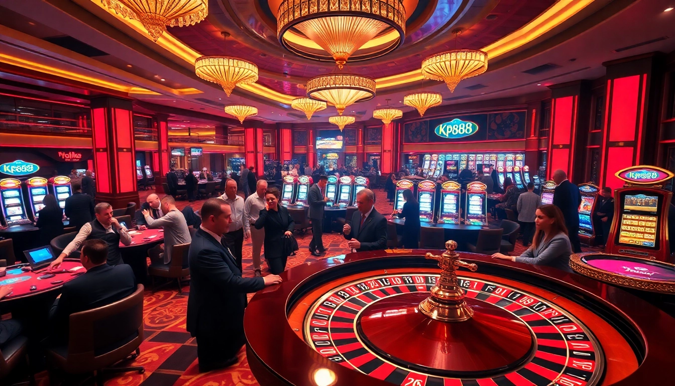 Kp88 offers exhilarating gambling experiences with vibrant roulette wheels and engaging poker tables.