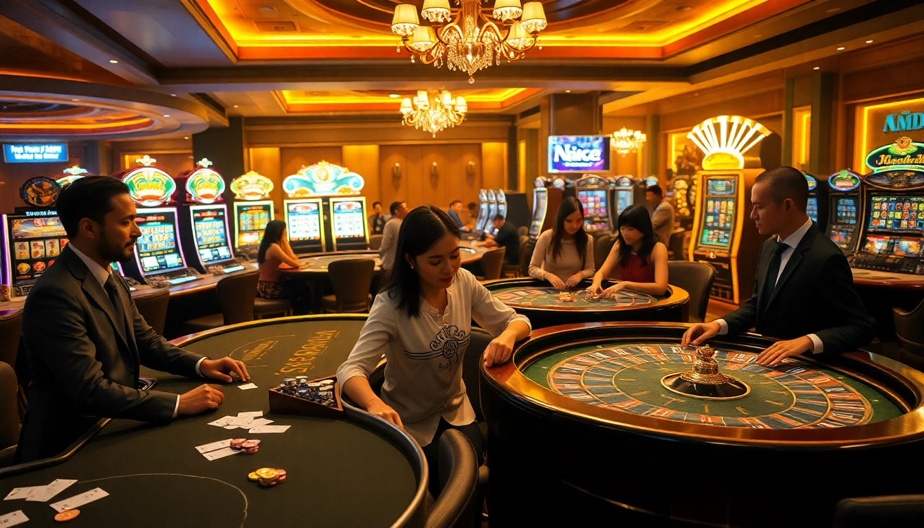 Immerse in the excitement of gambling with gameplay at https://au88.mex.com/, featuring dynamic casino tables and vibrant slot machines.