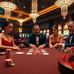 Experience the thrill of high-stakes gambling at 888vi with elegant tables and vibrant slot machines.