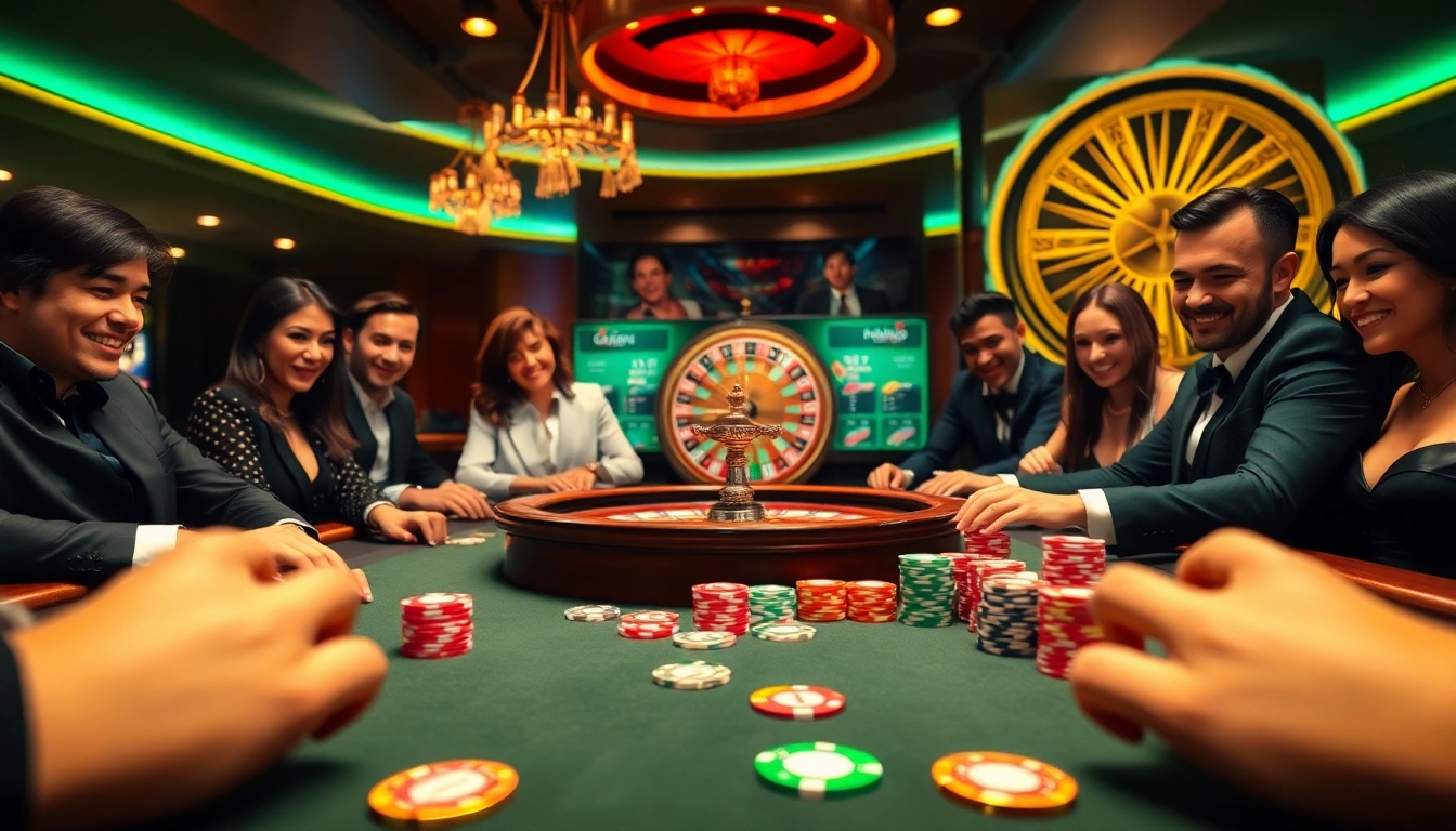 Experience thrilling poker action at 32win.com with vibrant chips and cards in a luxurious casino setting.